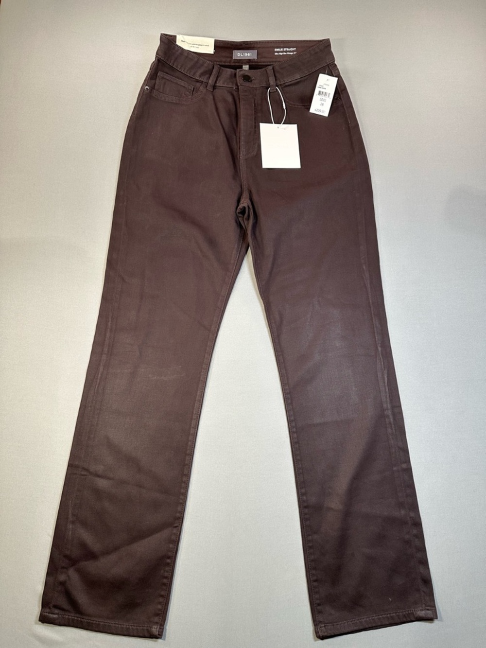 NWT DL1961 Emilie Straight Ultra High Rise Vintage 31" Ultimate Knit - Womens 28 - Picture 2 of 16